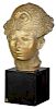 Cast Bronze Egyptian Style Bust
