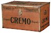Large Scale Vintage Cremo Painted Tole Humidor