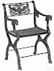 Victorian cast iron garden chair.