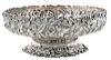Kirk Repousse Sterling Footed Bowl