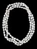 Long Strand Baroque Pearl Necklace