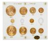 U.S. Gold Coin Partial Type Set