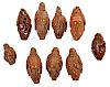 Group of Assorted Chinese Nut Carved Beads