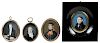 Four Portrait Miniatures of Men