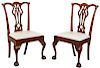 Pair of Philadelphia Chippendale Side Chairs