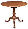 Fine American Chippendale Carved Mahogany Tea Table