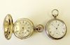 Two E. Howard & Co Coin Silver Pocket Watches