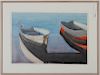 William Zingaro, Two Boats Watercolor