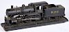 N. Y. C. #1104 folk art train model locomotive