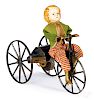 Stevens & Brown clockwork boy on velocipede
