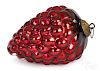 German red Kugel grape cluster Christmas ornament