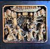 Antique Chinese Carved Gilt Panel Openwork Design