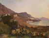 Edmund Hottenroth (Dresda 1804-Roma 1889)  - Ischia, Monte Vico view
