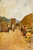 Filippo Mola (Civitavecchia 1849-Brescia 1918)  - Lotto di quattro dipinti