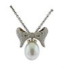Paul Morelli 18k Gold Pearl Diamond Necklace