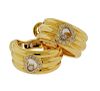 Chopard Happy Diamonds 18K Gold Heart Hoop Earrings