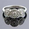 Tiffany &amp; Co Circlet Platinum Diamond Engagement Ring