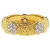 Buccellati Eternelle 18k Gold Diamond Wedding Band Ring