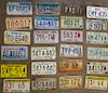 Large Lot of Vintage and Antique License Plates