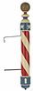 Painted pine barber pole, 20th c., 41'' h.