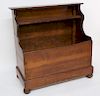 New England Pine Wood Box, 19th Century