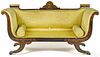 Classical painted sofa, 19th c., 39'' h., 72'' w.