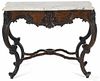 Victorian marble top pier table, ca. 1860, 29'' h.