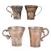 18th/19th century silver cups