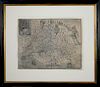 Map of Virginia, 17th century "Discovered and Discribed (sic) by Captayn John Smith 1606 Graven by William Hole"