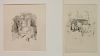 James A. M. Whistler 2 lithographs