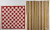 Three patchwork quilts, 20th c., to include a nin