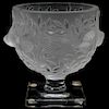 Lalique "Elizabeth" Crystal Vase