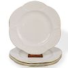 (4 Pc) Shelley Bone Porcelain Dinner Plates