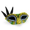 Limoges Masquerade Mask Porcelain Trinket Box
