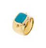 TURQUOISE RING. 18K YELLOW GOLD. TANYA MOSS