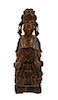 Carved Wooden Buddhist Statue