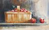 PAUL LANDRY, Still Life Apples, Watercolor