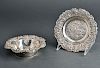 Gorham Silver Repousse Bowl & Bacchus Plate, 2