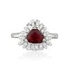 Orianne 1.11-Carat Unheated Ruby and Diamond Ring