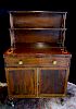ANTIQUE REGENCY INLAID ROSEWOOD FOLD OVER CHIFFONIER