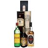 Whisky de Escocia, Irlanda y Korea. a) Grant's Classic. 18 años. Blended. Banffshire. b) Lagavulin...