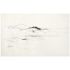 LUIS NISHIZAWA, Untitled, Signed, Ink on paper, 7.8 x 12.5” (20 x 32 cm)
