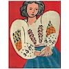 HENRI MATISSE, La blouse Roumaine, Signed and dated 40 in iron, Offset lithography without printing number, 11.6 x 9.6”(29.5 x 24.5 cm)