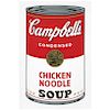 ANDY WARHOL, II.45: Campbell's Chicken Noodle Soup, with a seal in the back "Fill in your own signature", 
Serigraphy, 31.8 x 18.8” (81 x 48 cm)