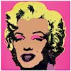 ANDY WARHOL, II.31: Marilyn Monroe, with a seal in the back "Fill in your own signature", Serigraphy, 
35.4 x 35.4” (90 x 90 cm)