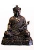 Large Chinese Bronze Seated Buddha Figure