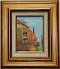 Signed, 20th C. Painting of Venice Italy
