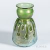 Loetz Creta mit Behaengen Art Glass Vase
