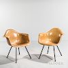 Pair of Early Ray and Charles Eames for Herman Miller Shell Chairs