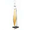 FUSION Z ART GLASS SCULPTURE WITH STAND